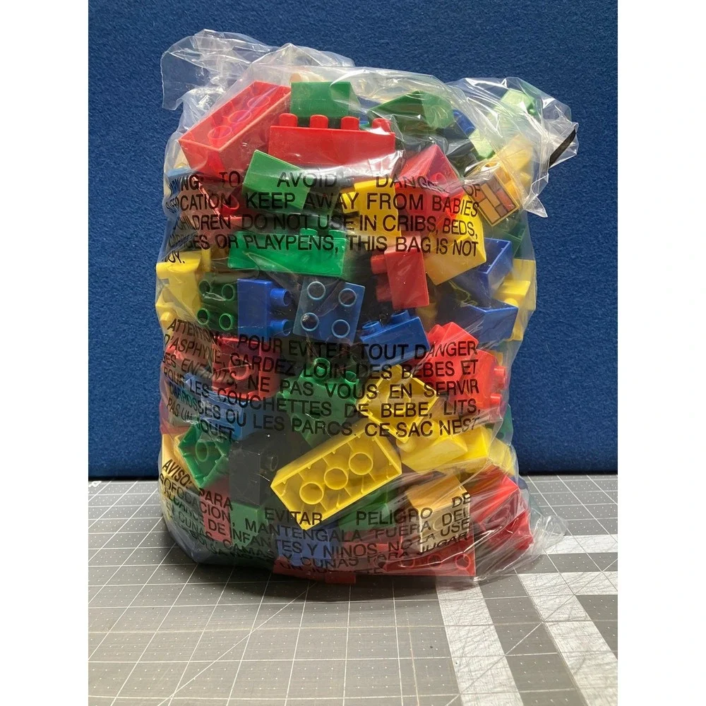 Lego Duplo Assorted Bricks Blocks 3.5 Pounds Bulk Lot Clean Normal Wear
